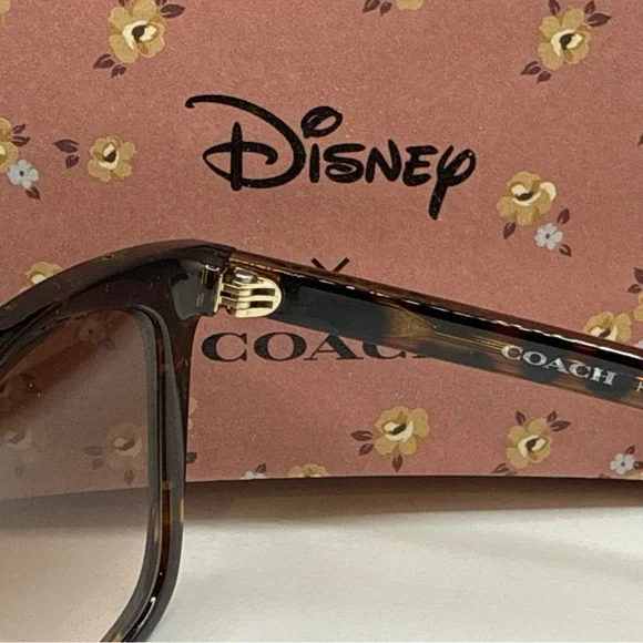 Coach Disney Mickey Mouse HC8374U-512013(CH561 Tortoise Pink 51mm Sunglasses - Picture 8 of 11